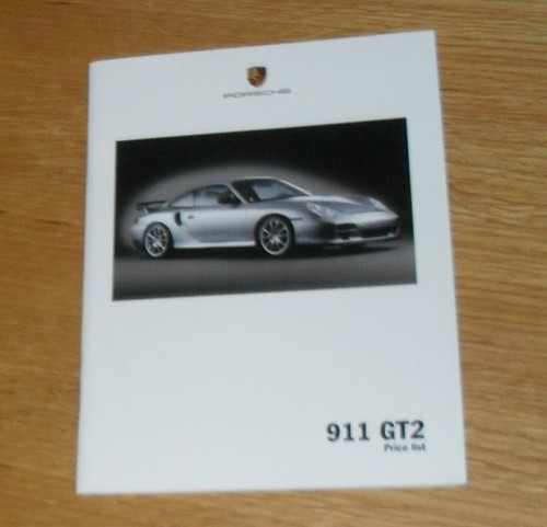 Porsche 911 996 gt2 - porsche, brochure