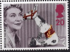 GB QEII MNH EX PSB STAMP 1996 CHILDREN'S TV MUFFIN THE MULE PERF 15X14 SG 1940a