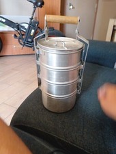  Gabella Militare Set di 4 contenitori per alimenti vintage in alluminio