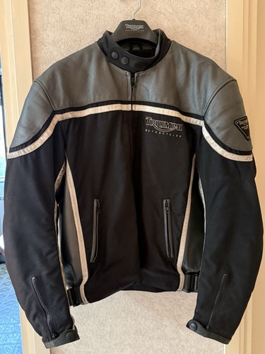 Giacca moto triumph - in, e