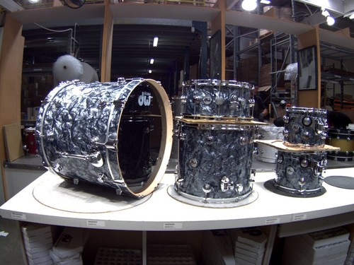 Collectors drumset usa - dw, grey