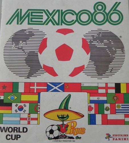 Figurina panini mexico86 - figurina,