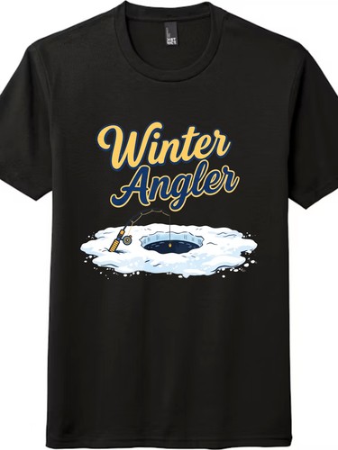 Shirt pesca sul ghiaccio - t-shirt,