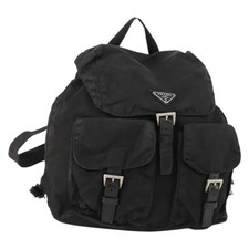 Zaino PRADA Nylon Pelle Nero