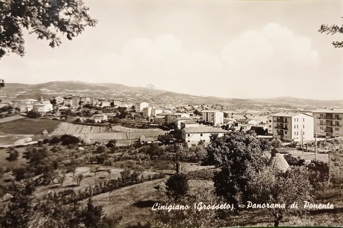 Cartolina cinigiano - cinigiano, (