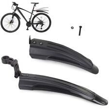 COPPIA PARAFANGHI BICI 24 - 28'' ANTERIORE E POSTERIORE NERO MTB BICICLETTA