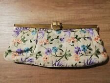 Borsa bustina Vintage Originale anni '40 in tessuto ricamato 