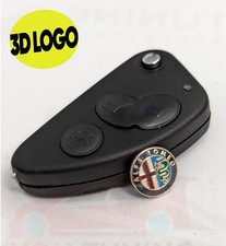 *TOP SELLER* Guscio Chiave Alfa Romeo GT 146 156 166 Brera + Logo3D -