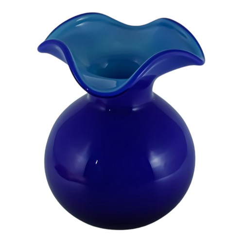 Vaso vetro murano - di, blu