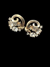 Orecchini vintage corona