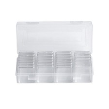 40Pcs Square Clear Coin