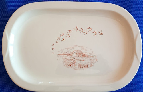 Vassoio ceramica mulino - mulino, bianco