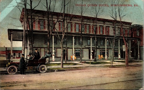 Postcard stroudsburg indian - stroudsburg,