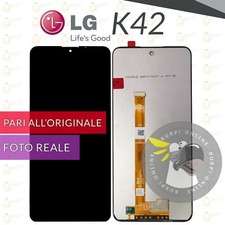 DISPLAY LG K42 LM-K420EMW LMK420EMW LMW LCD + TOUCH SCREEN VETRO SCHERMO NERO