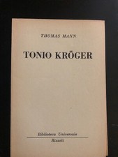 Thomas Mann Tonio Kroger