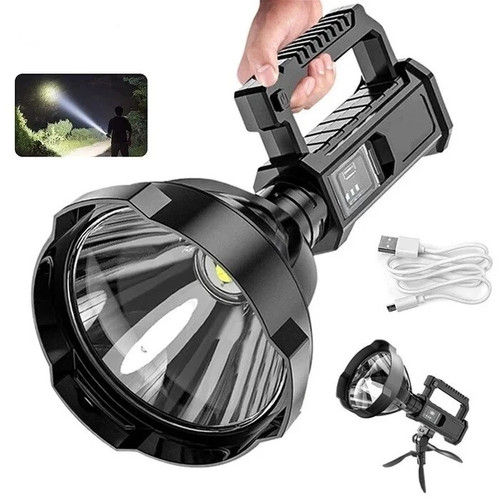Torcia potente raggio 1km - 1km, led