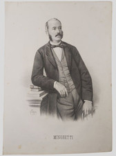Marco Minghetti Ritratto Regno