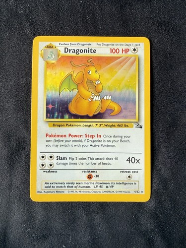 Dragonite 62 fossil - dragonite,