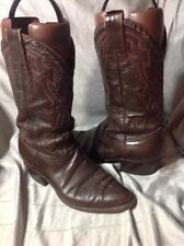 MENS MONTANA 8 D BROWN Leather COWBOY BOOTS MEXICO MADE Fair COND