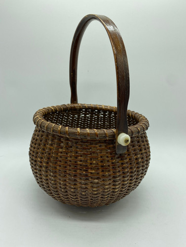 Raro cesto vintage vimini - vintage, in