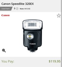 Canon Speedlite 320EX flash
