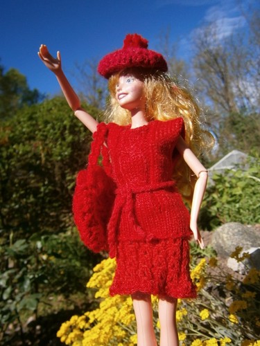 Abito per barbie maglia - abito, in