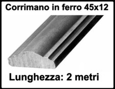 barra in ferro corrimano pieno