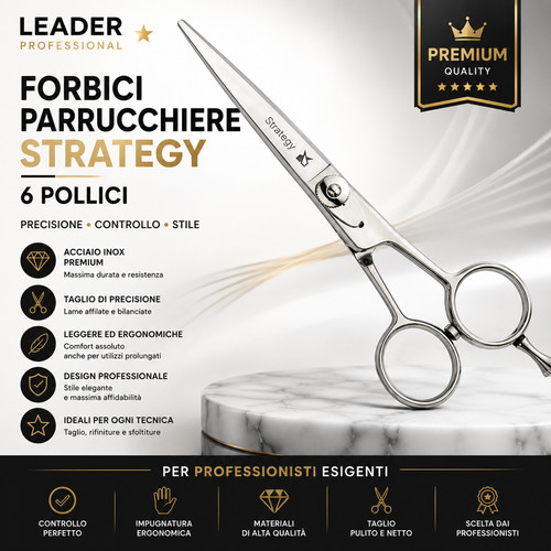 Forbici parrucchiere leader - forbici,