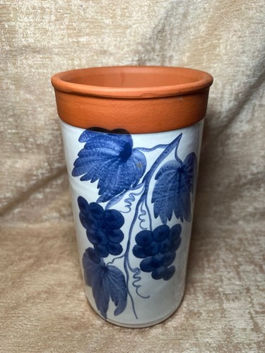 Vintage terracotta wine bottle - wine,