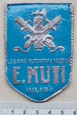PLACA  SMALTATA LEGIONE  AUTONOMA MOBILE ETTORE MUTI