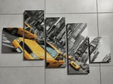 Canvas Taxi New York set 5 pannelli