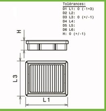 Filtre air green - a,