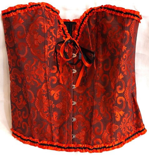 Bustino corsetto donna rosso - corsetto,