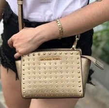 Michael Kors Mini borsa oro