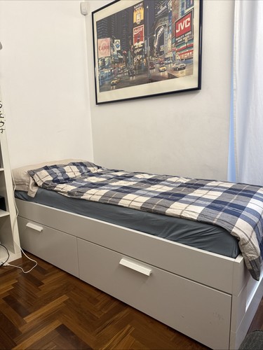 Letto singolo materasso - +,