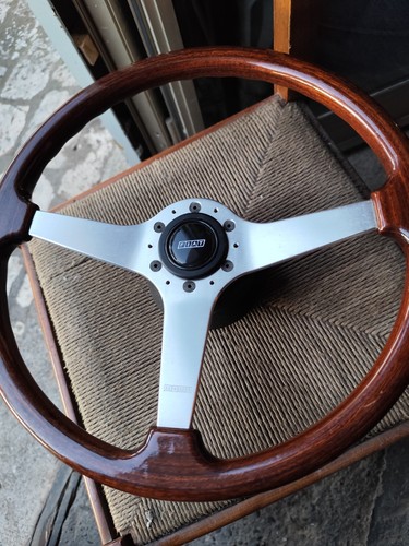 Volante legno momo - legno,