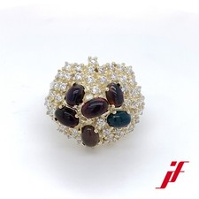 Anello 585 oro - 585/-, bianco