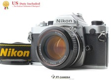 Leggi [Ecc+5] Nikon FM Silver Ai 50mm f/1.4 Lens 35mm SLR Film Camera dal GIA...