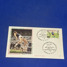 1981 COPPA DEL MONDO ATLETICA LEGGERA Busta PRIMO GIORNO FDC
