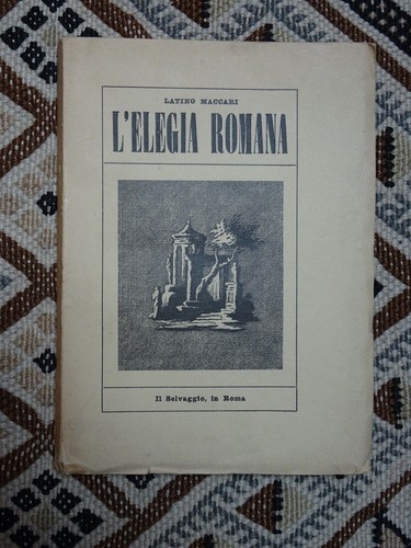 Latino maccari elegia - maccari, romana