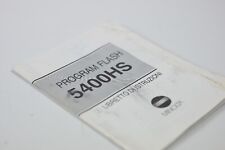 MANUALE MINOLTA 5400HS FLASH - USATO