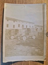 21111. Foto mezzi militari ambulanza Croce Rossa zona di guerra 1916 - 9x6,5