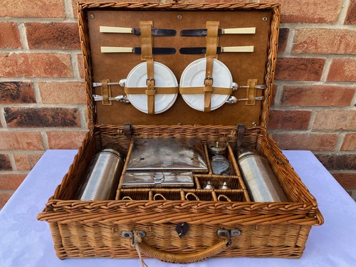 Cestino picnic vimini 4 - vimini,