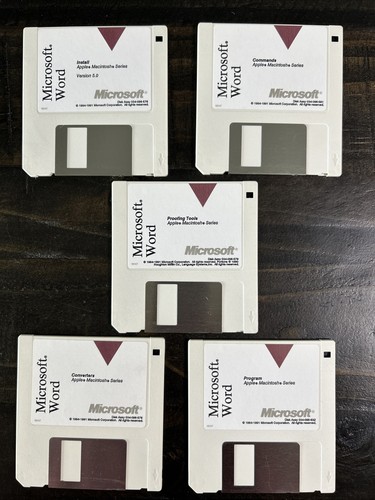 Microsoft word - word, (1984-1991)