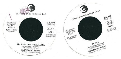 Disco giri - disco, 45