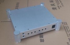 Tube Preamplificatore Telaio Alluminio HiFi Fai da Te Custodia DAC Amp Shell Misura 356*84*316mm