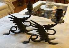 COPPIA PORTACANDELE A FORMA DI