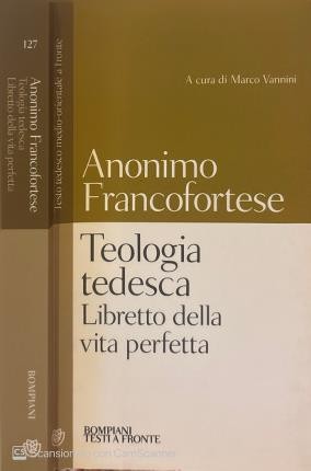 Teologia tedesca libretto - teologia, tedesca.