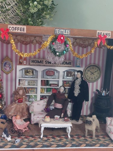 Vintage room box casa - vintage,