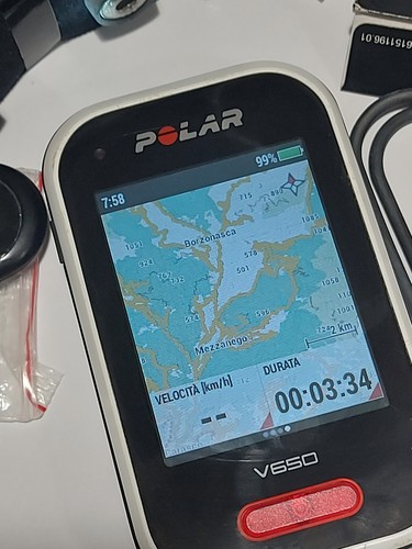 Ciclocomputer gps polar v650 - gps,